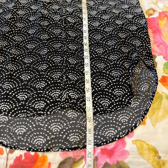 41 HAWTHORN Blouse Sz 1X V Neck Tunic Top Adjustable 3/4 Sleeves Curvy - Picture 12 of 15